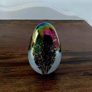 Multicolor Glass Art Sculpture